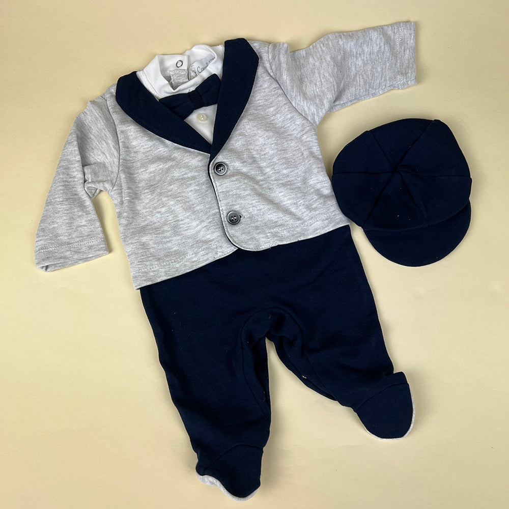 Couche Tot Baby Grow Set 407 Grey Navy