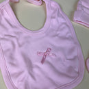 Couche Tot Baby Grow Set CT4041 Pink Bib