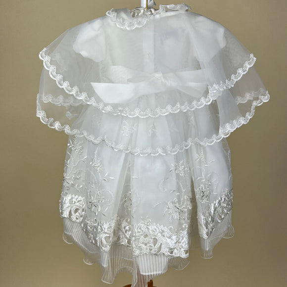 Couche Tot Christening Dress 7123 White Back
