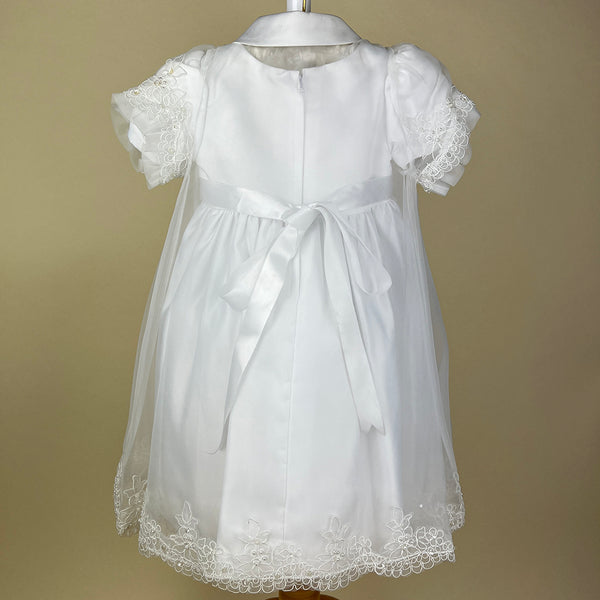 Couche Tot Christening Dress B8068 White Back