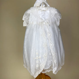 Couche Tot Christening Dress CHR180 Ivory