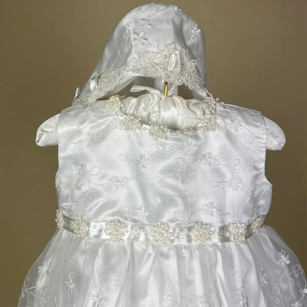 Couche Tot Christening Dress CHR180 Ivory Detail