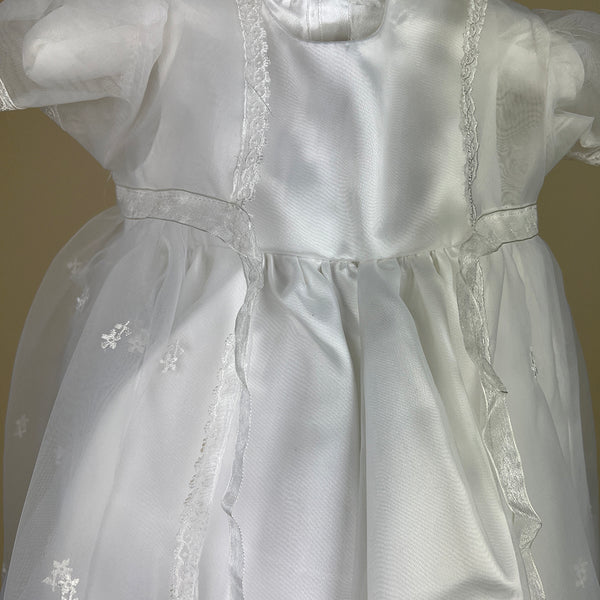 Couche Tot Christening Gown 329 Ivory Detail Top