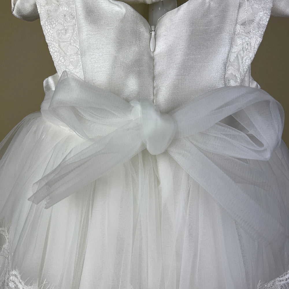 Couche Tot Christening Party Dress 12067 White Detail