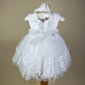 Couche Tot Christening Party Dress 12067 White Back