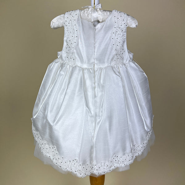 Couche Tot Christening Party Dress 14393 Ivory Back