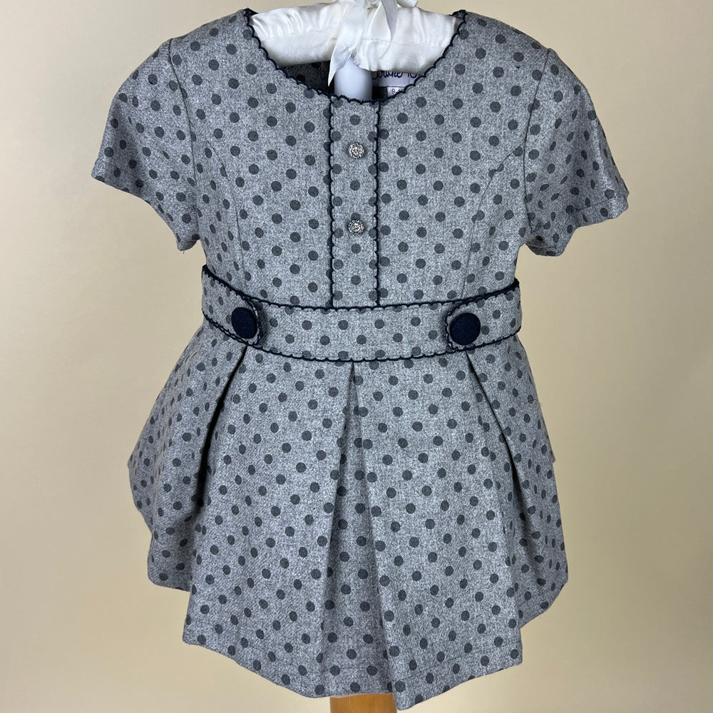 Couche Tot Dress Coat Set 1148 Grey Black