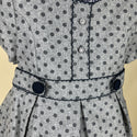 Couche Tot Dress Coat Set 1148 Grey Black Detail