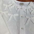 Couche Tot Girls Cardigan S299 White Zoom