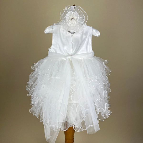 Couche Tot Party Dress 123038 White Back