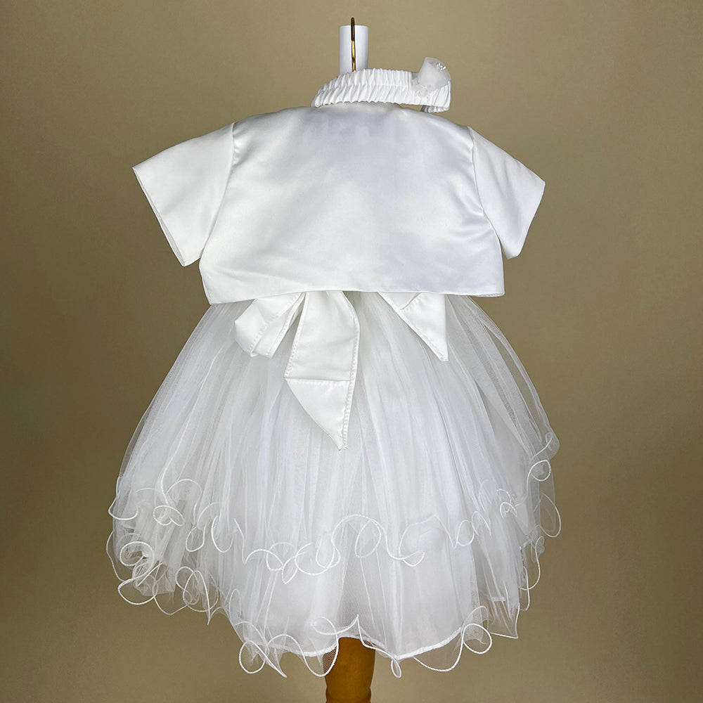 Couche Tot Party Dress 3561 Ivory Back