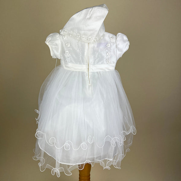 Couche Tot Party Dress 609009-2 Ivory Back