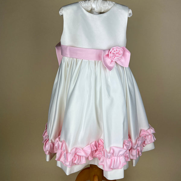 Couche Tot Party Dress CS412 White Pink