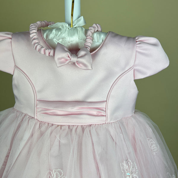 Couche Tot Party Dress CT3489 Pink Detail Top
