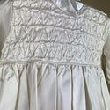 DE4218 Delicate Elegance Christening Gown Top Detail