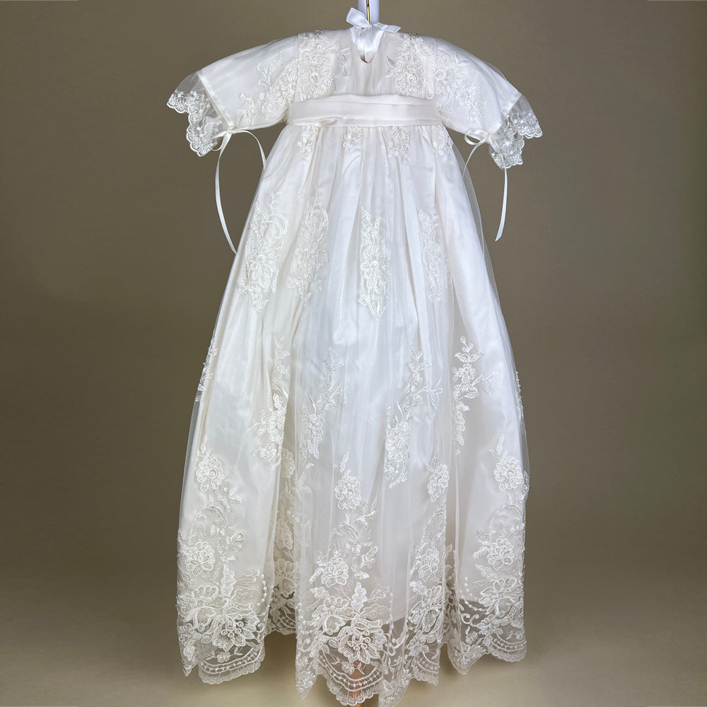 DE4219 Delicate Elegance Christening Gown