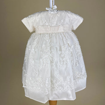 DE4241B Delicate Elegance Christening Dress