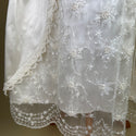 DE4246 Delicate Elegance Christening Gown Bottom Detail
