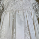 DE4252_01 Delicate Elegance Christening Gown Top Detail