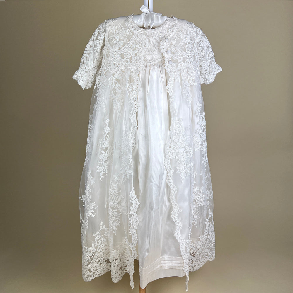 DE4291GP Delicate Elegance Christening Gown