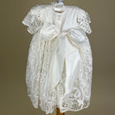 DE4301 Delicate Elegance Christening Dress Back