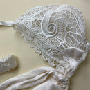 DE4301 Delicate Elegance Christening Dress Bonnet