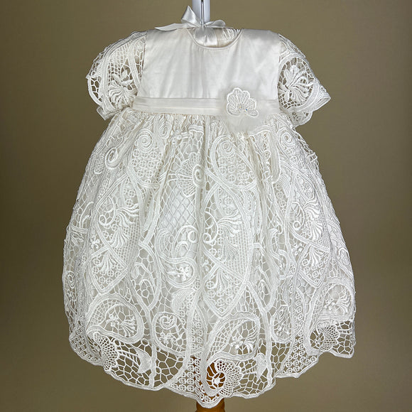 DE4301 Delicate Elegance Christening Dress