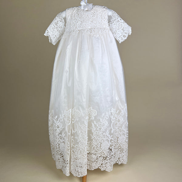 DE4309 Delicate Elegance Christening Gown