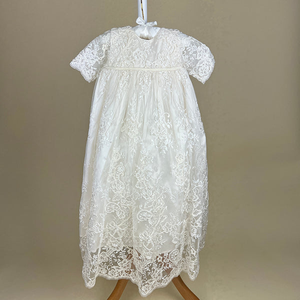 DE4312 Delicate Elegance Christening Gown