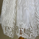 DE4316D Delicate Elegance Christening Dress Bottom Detail
