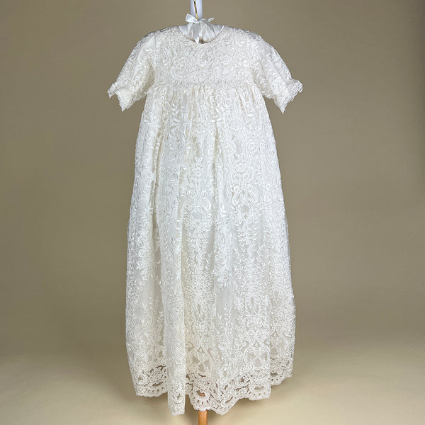 DE4321G Delicate Elegance Christening Gown
