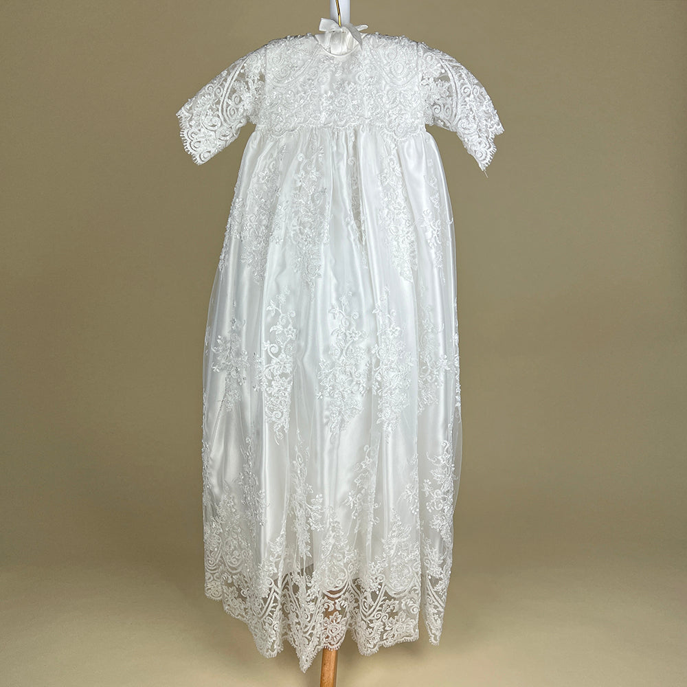 Delicate elegance best sale christening wear