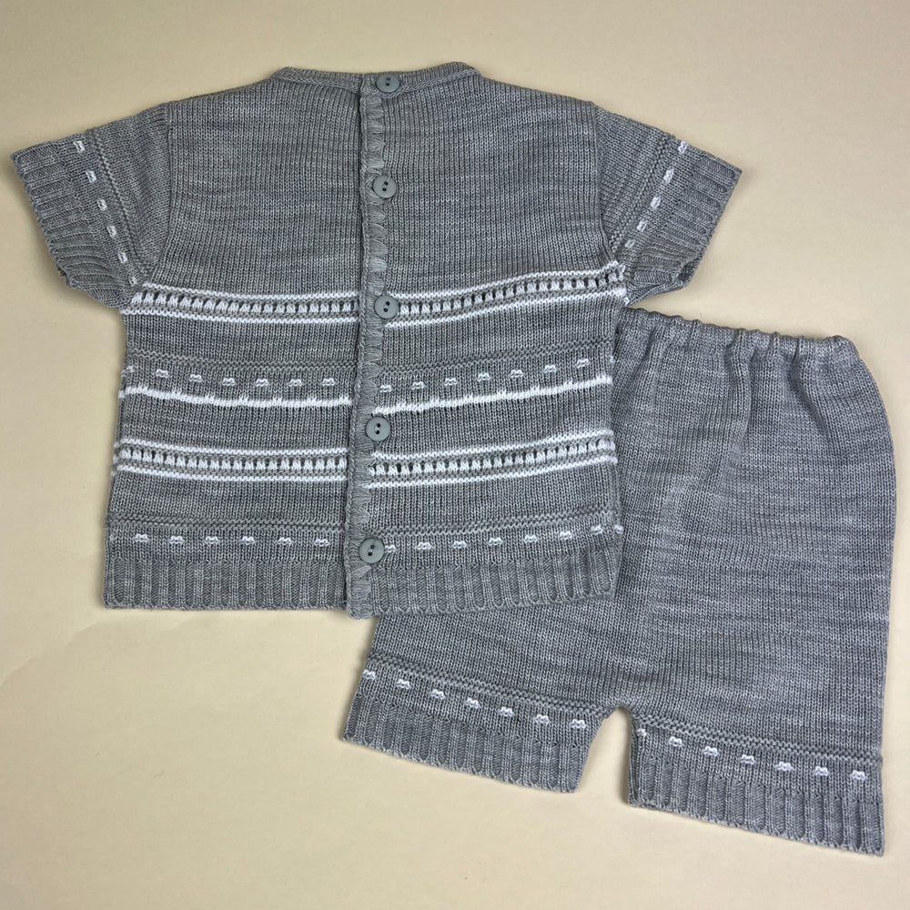 Dandelion 2 Piece T-Shirt Shorts Set A2485 Grey