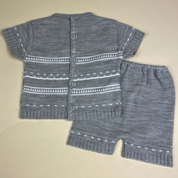 Dandelion 2 Piece T-Shirt Shorts Set A2485 Grey