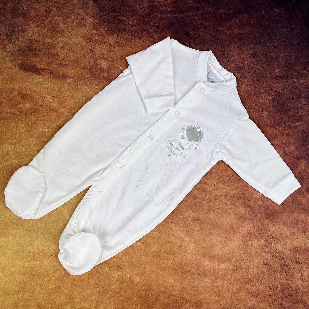 Dandelion Baby Grow AV1216MD White Grey