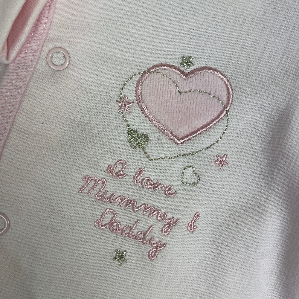 Dandelion Baby Grow AV1216MD Pink Zoom