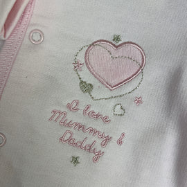Dandelion Baby Grow AV1216MD Pink Zoom