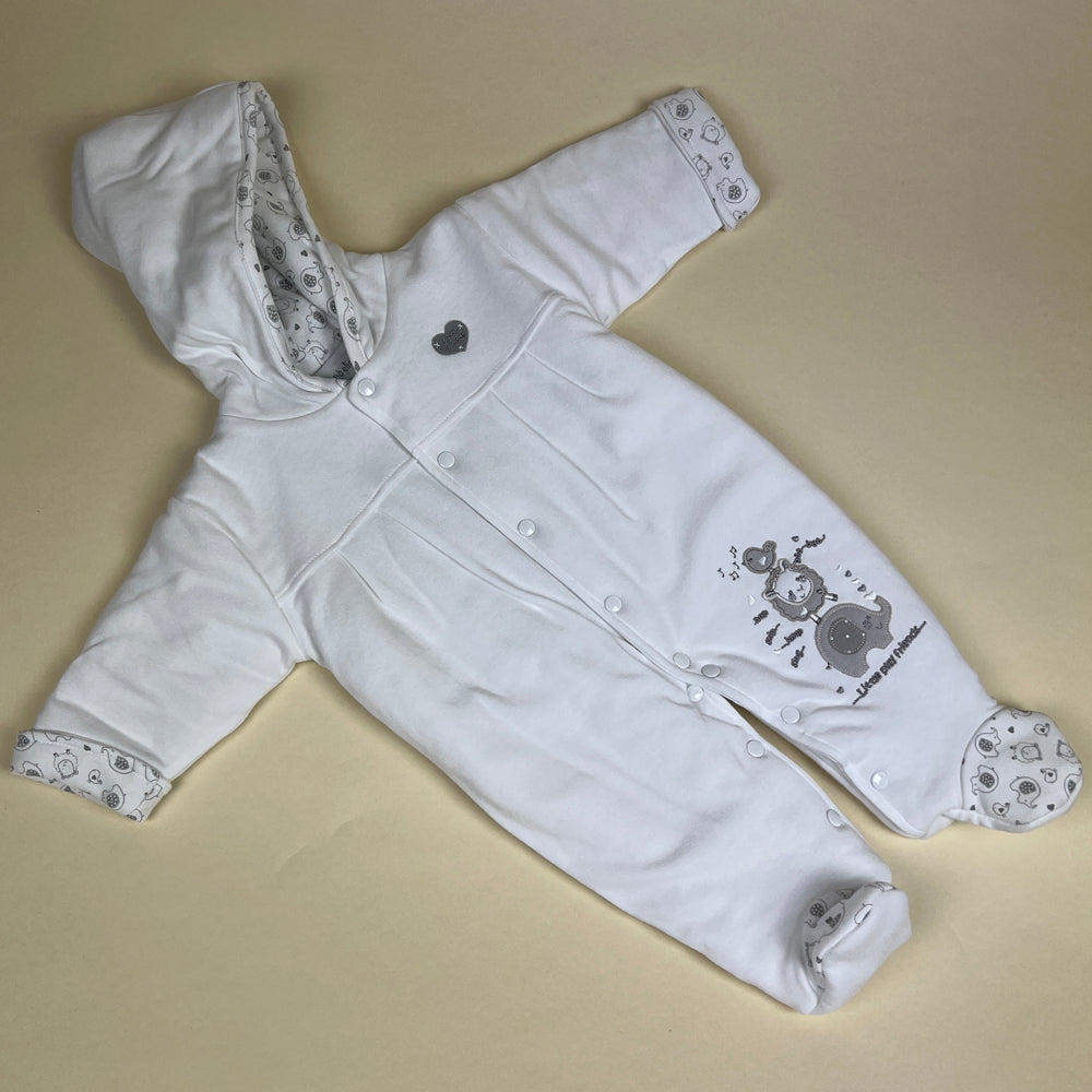 Dandelion Pram Suit AV2367 White