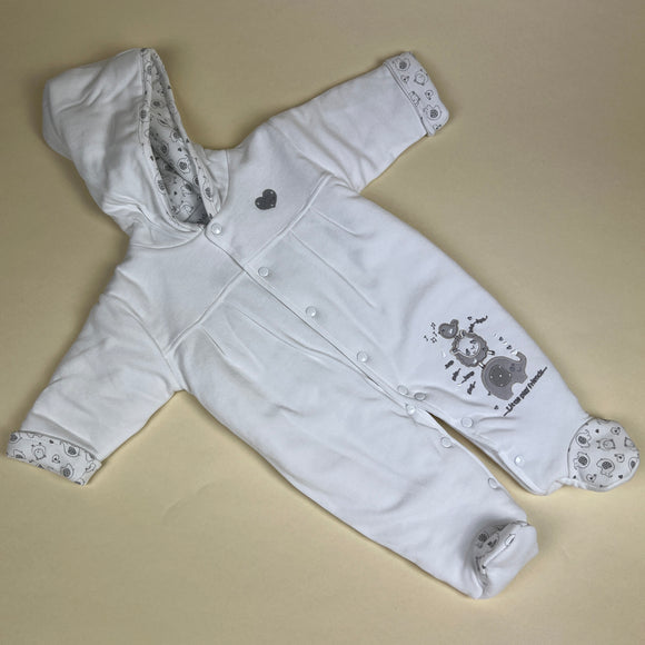 Dandelion Pram Suit AV2367 White
