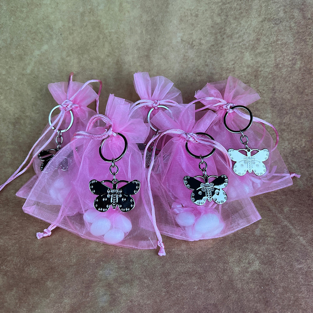 FB1KR04 Christening Favours Bonbonieres Pink