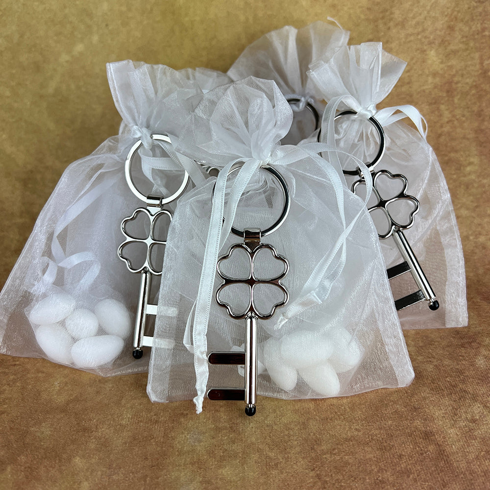 FB1KR09 Christening Favours Bonbonieres White