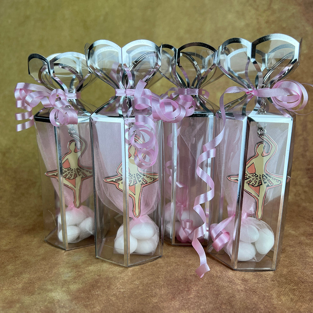 FLL1KR11 Christening Favours Bonbonieres Pink