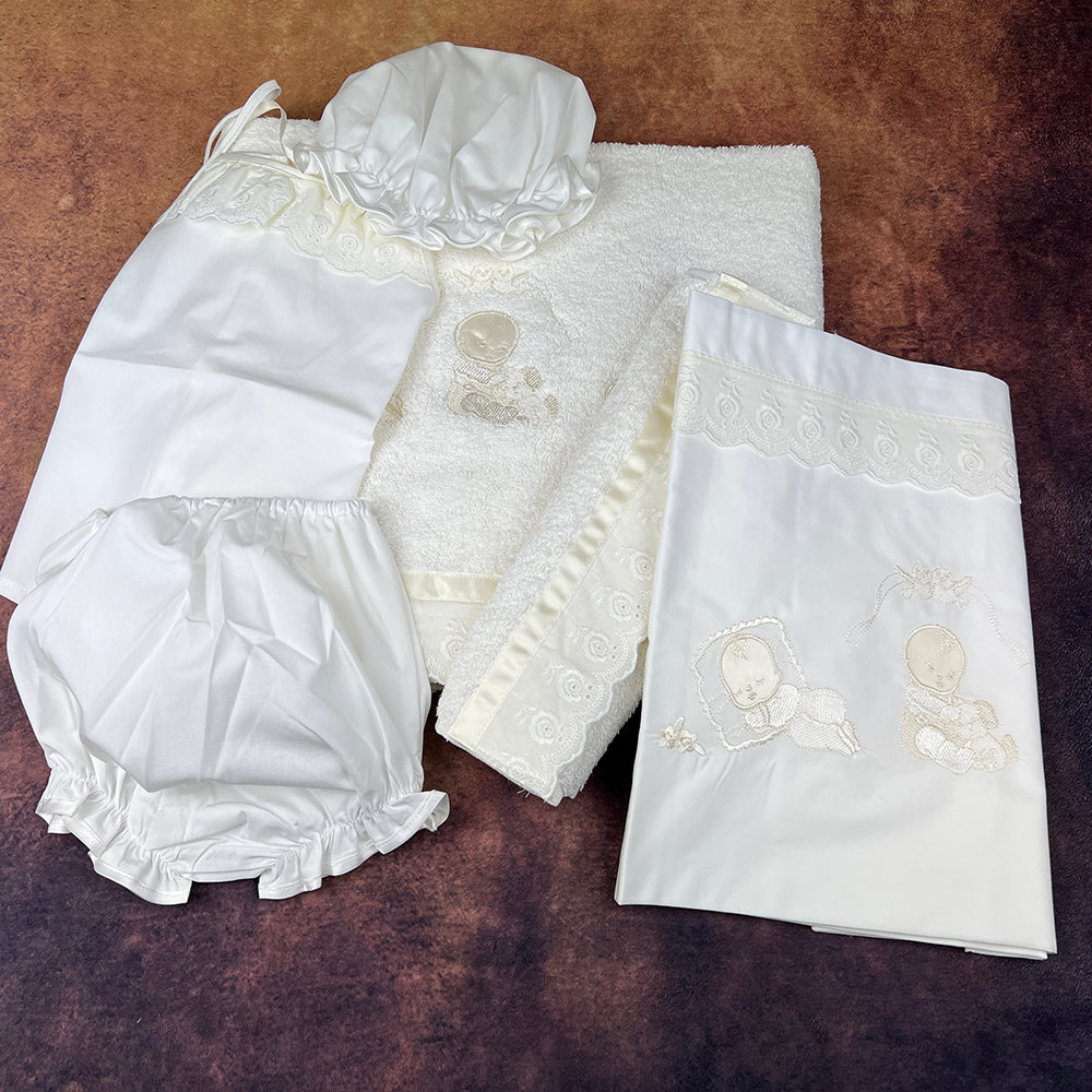 Girls Orthodox Christening Miropania Set MGBA01 Ivory