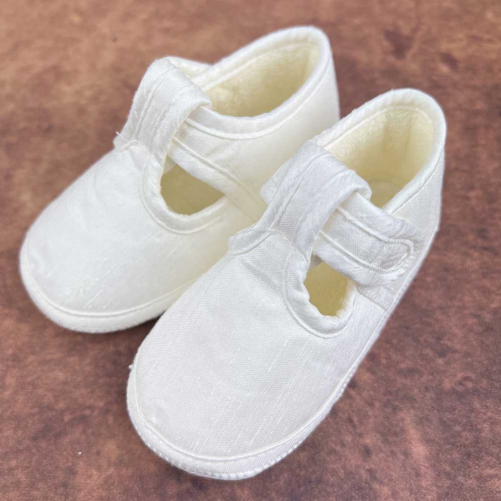 KBTB Boys Christening Shoes Ivory