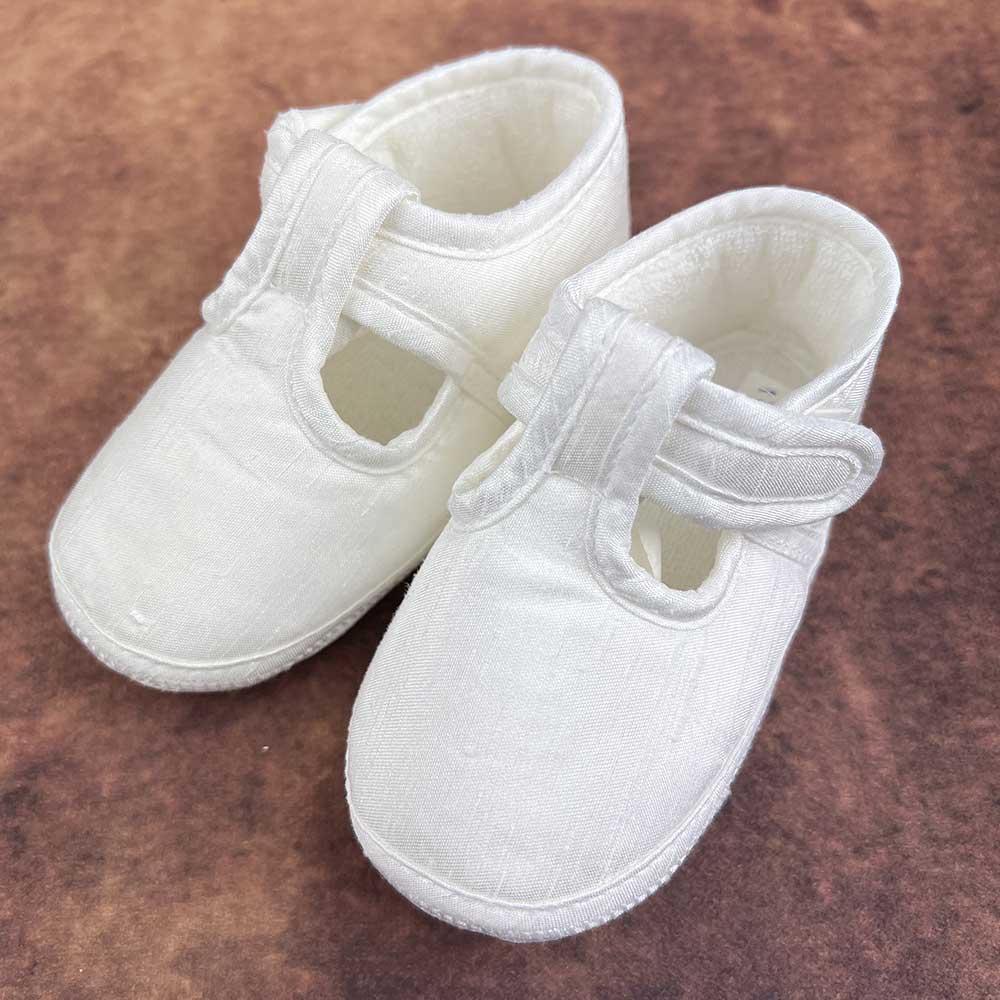 Boys white hot sale christening shoes