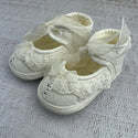 KGLDCRF Girls Christening Shoes Ivory