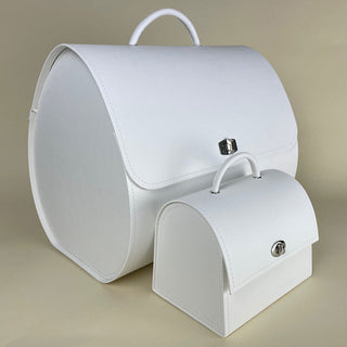 Keepsake Bag 2100W White With Small Keepsake Bag 1102W