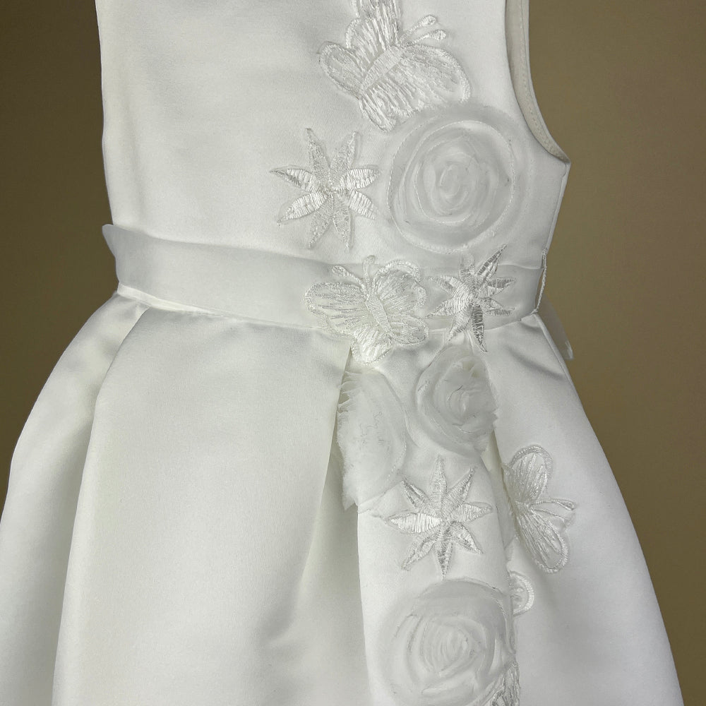 Linzi Jay Party Dress CH67 Ivory Detail