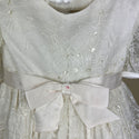 Little Darlings Christening Dress D9007 Ivory Detail