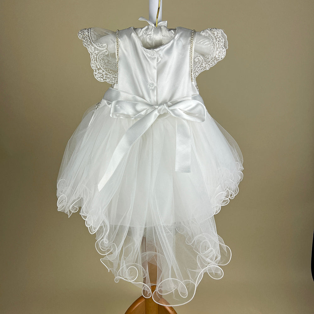 Party Dress Beau Kid 123045 Ivory Back